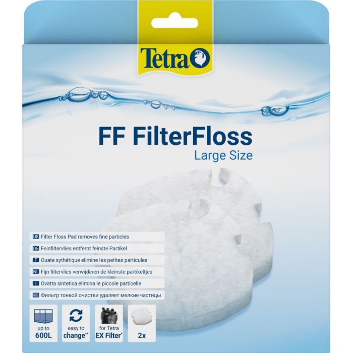 Наповнювач для акваріумного фільтра Tetra Filter Floss для зовнішнього фільтра EX 1200/1500 волокнистий 2 шт (4004218808782) зображення 2