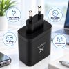Зарядний пристрій Vinga 2xUSB-C + USB-A Display 65W (VCR65ACCDB) зображення 2