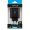 Зарядний пристрій Vinga 2xUSB-C + USB-A Display 65W (VCR65ACCDB) зображення 9