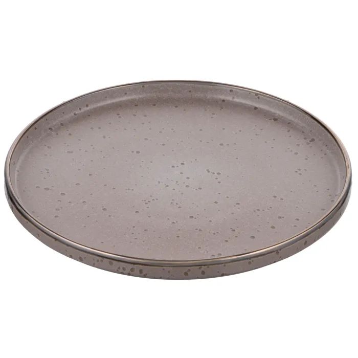 Тарелка Ardesto Fasano, 26см, кераміка, сіро-коричневий (AR0426GB)