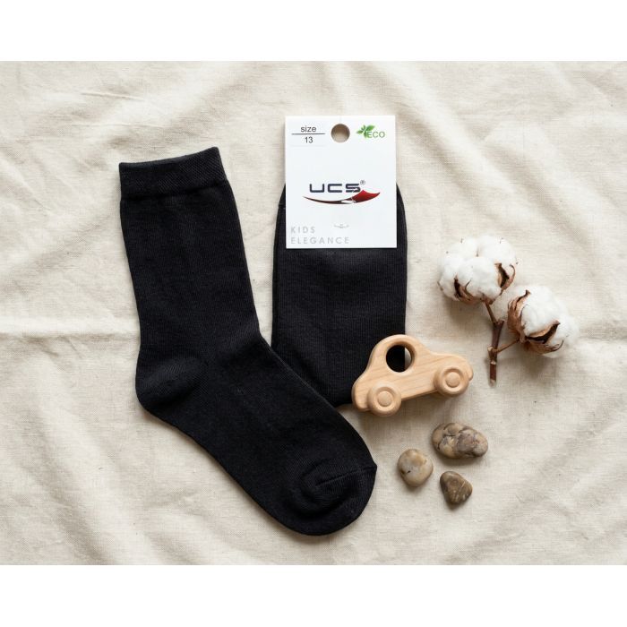 Носки детские UCS Socks однотонные (M0C0101-0167-M-11-black) изображение 3