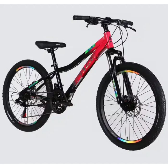 Велосипед Space 24" AURORA DD FR рама-12" ST 2026 рожево-чорний (OPS-SP-24-076) изображение 2