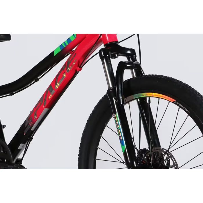 Велосипед Space 24" AURORA DD FR рама-12" ST 2026 рожево-чорний (OPS-SP-24-076) изображение 4