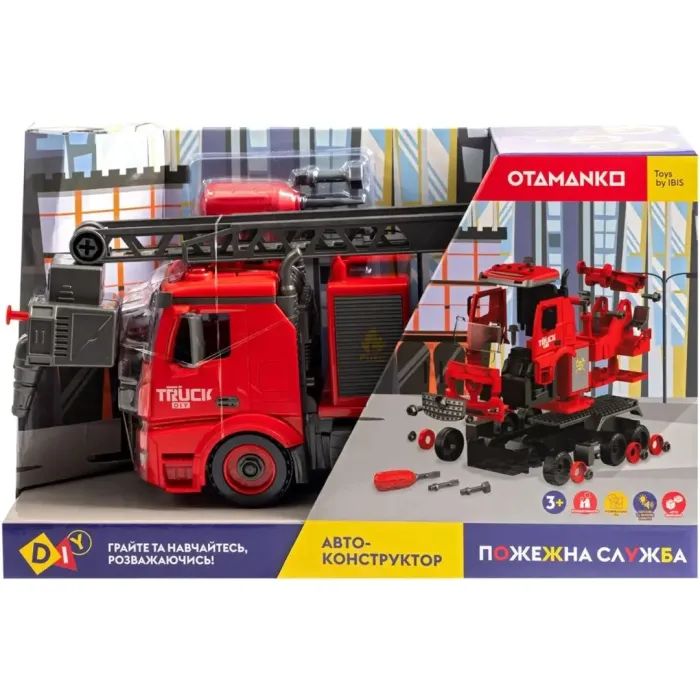 Конструктор Otamanko АВТОКОНСТРУКТОР Пожарный кран с водой (YW9080B) изображение 8