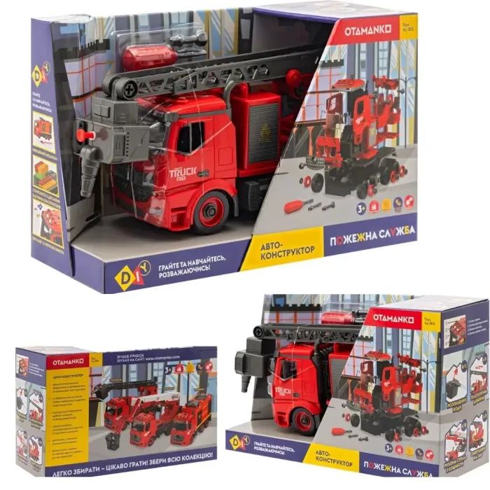 Конструктор Otamanko АВТОКОНСТРУКТОР Пожарный кран с водой (YW9080B) изображение 9