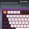 Клавиатура GamePro Asgard Valhalla QLAB Sakura Switch RGB Bluetooth/Wireless/USB-C UA Black (MK160-B-QS-PRO) изображение 15
