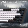 Клавиатура GamePro Asgard Valhalla QLAB Sakura Switch RGB Bluetooth/Wireless/USB-C UA Black (MK160-B-QS-PRO) изображение 6