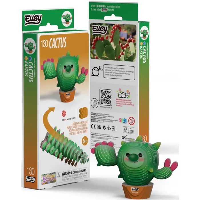 Пазл Eugy 3D Зоопарк Кактус (XEG-130) изображение 7