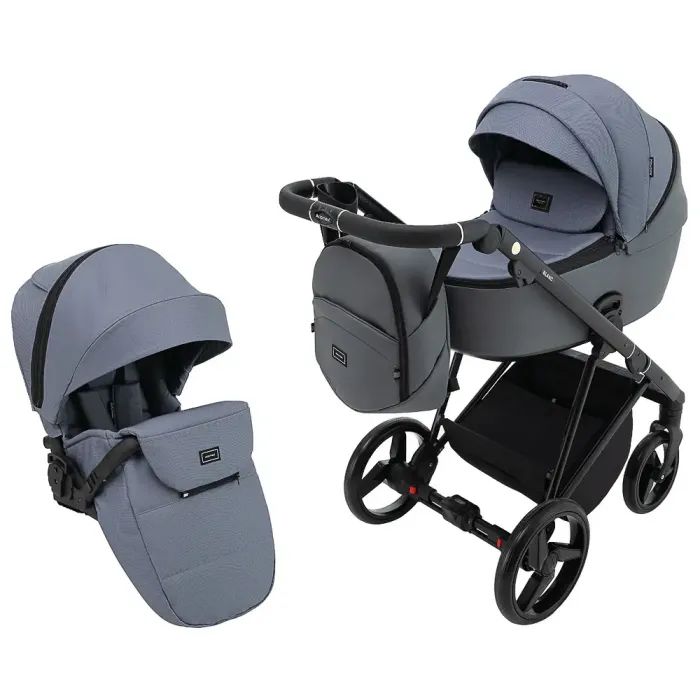 Коляска Adamex 2 в 1 Blanc Eco SA-7 лате (680710)