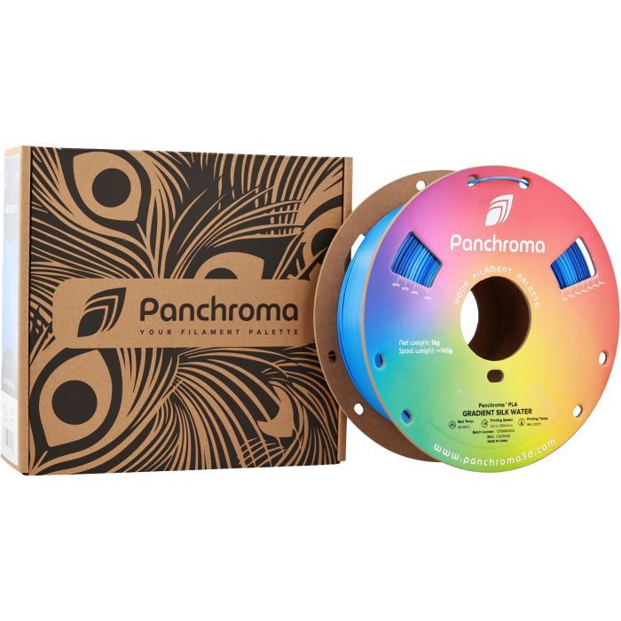 Пластик для 3D-принтера Polymaker PLA PANCHROMA GRADIENT 1,75mm 1kg SILK WATER (CA03036) изображение 6
