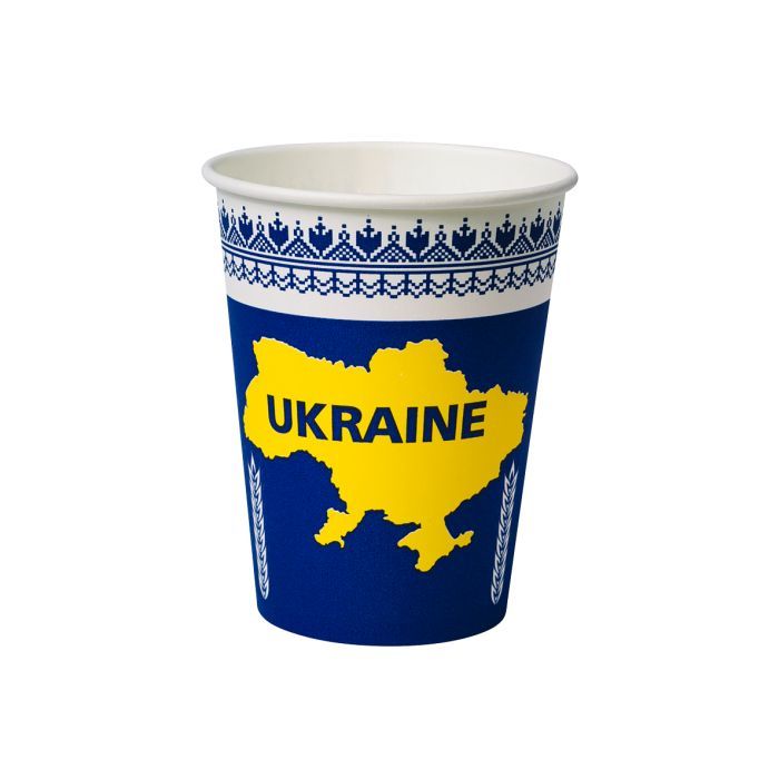 Стаканы одноразовые Україна PATRIOT бумажные 175 мл 50 шт (CUP175PAT) изображение 2