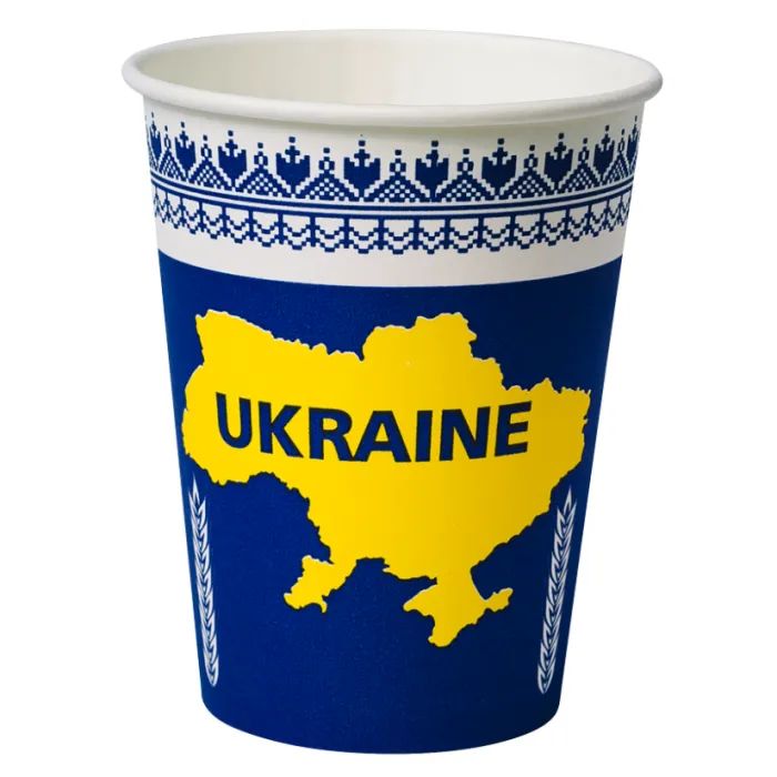 Стакани одноразові Україна PATRIOT паперові 175 мл 50 шт (CUP175PAT) зображення 2