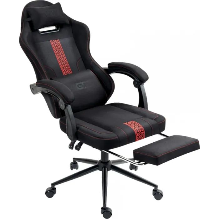 Кресло игровое GT Racer X-2331 Black/Red (X-2331 Fabric Black/Red) изображение 5
