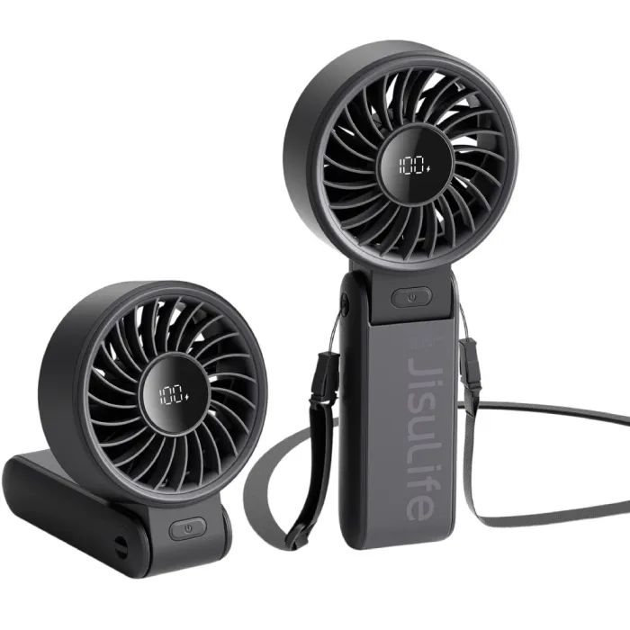 Вентилятор Jisulife Handheld Fan 7 black зображення 5