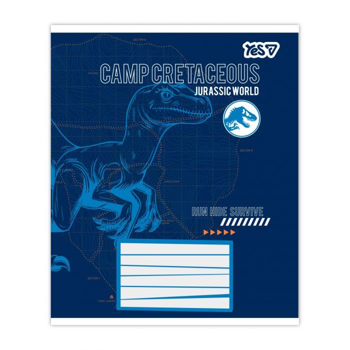 Зошит Yes Jurassic World.Camp cretaceous А5 18 аркушів клітинка (768814) зображення 4