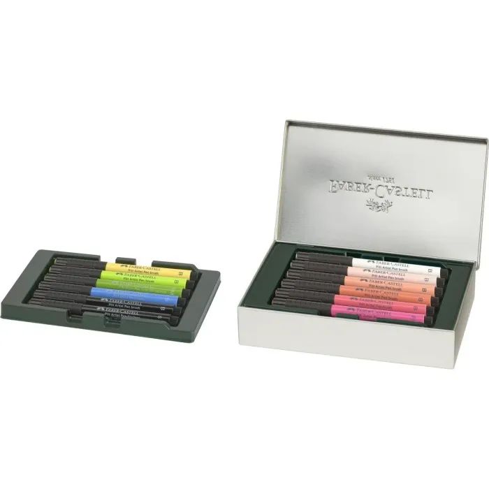 Лайнер Faber-Castell набор капиллярных ручек Pitt Artist Pen Set Paris, 12 шт (33017) изображение 3