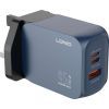 Зарядное устройство LDNIO 1xUSB-C PD45W + 1xLightning + 1xUSB GaN (Q6) изображение 5