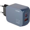 Зарядное устройство LDNIO 1xUSB-C PD45W + 1xLightning + 1xUSB GaN (Q6)