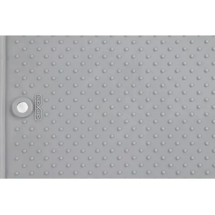 Килимок під миски Dexas Pet Bowl Grippmat Large антиковзкий 43х57 см світло-сірий (0084297308858) зображення 2