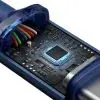 Дата кабель USB-C to USB-C 1.2m 100W blue Baseus (CAJY000603) изображение 5