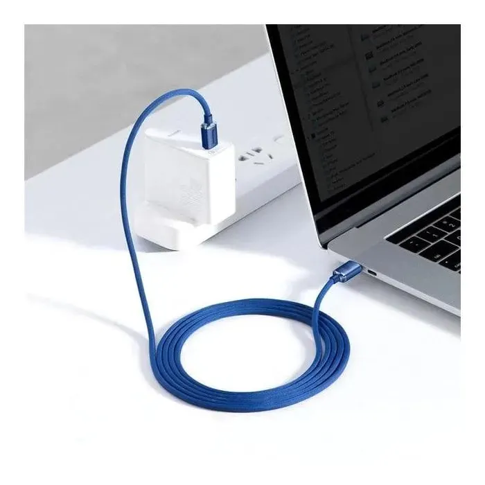 Дата кабель USB-C to USB-C 1.2m 100W blue Baseus (CAJY000603) изображение 6