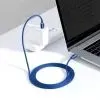 Дата кабель USB-C to USB-C 1.2m 100W blue Baseus (CAJY000603) изображение 6