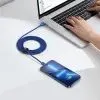 Дата кабель USB-C to USB-C 1.2m 100W blue Baseus (CAJY000603) изображение 8