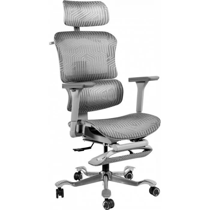 Офісне крісло GT Racer B-542 Light Gray (B-542 Gray/Light Gray)