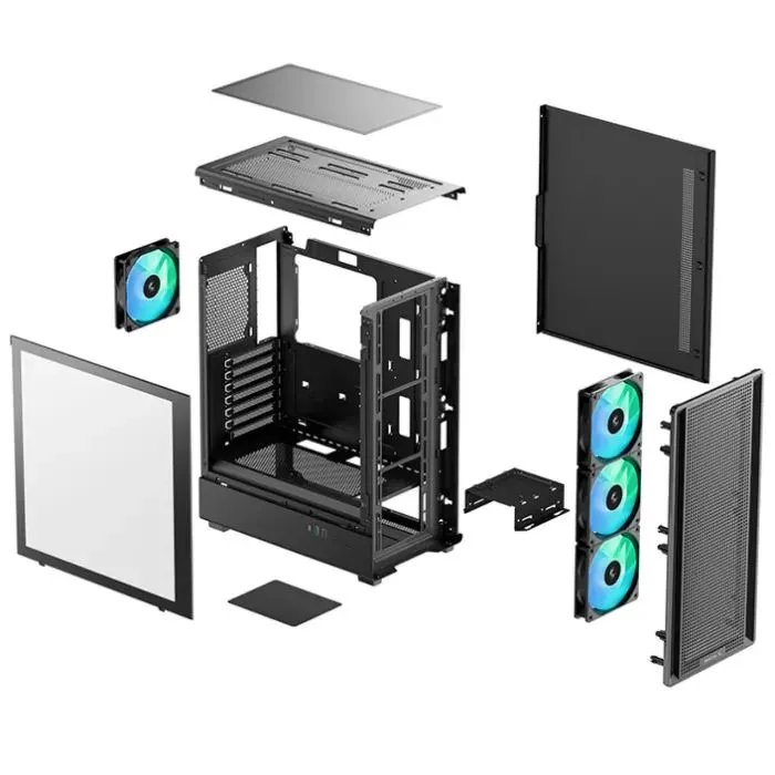 Корпус для ПК Deepcool CC550 4F Black (R-CC550BKANA4-G) зображення 10