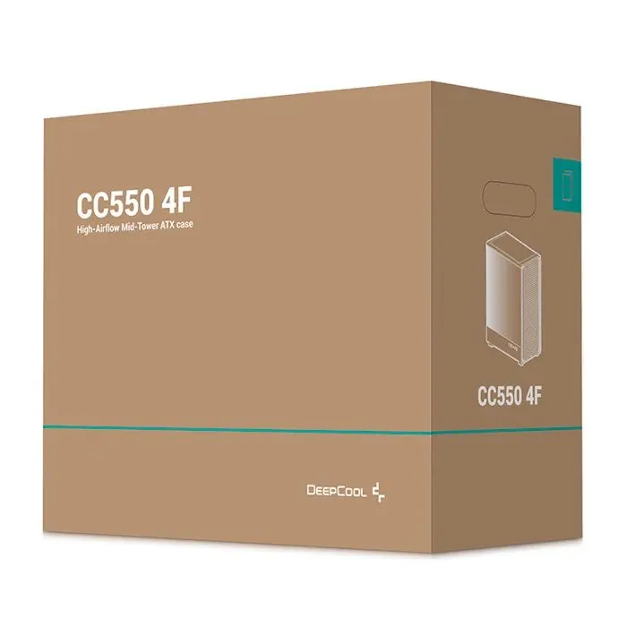 Корпус для ПК Deepcool CC550 4F Black (R-CC550BKANA4-G) зображення 12