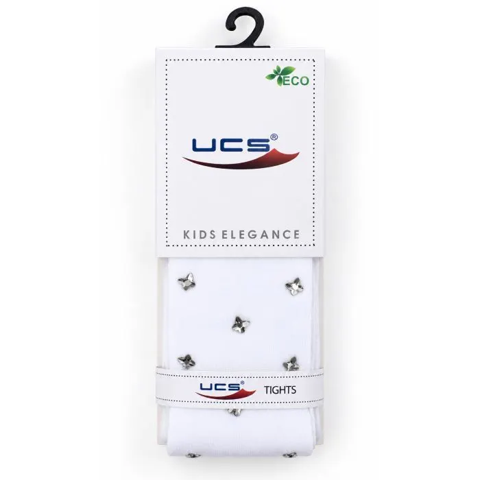 Колготки детские UCS Socks со стразами (M0C0302-2005-3G-white) изображение 3