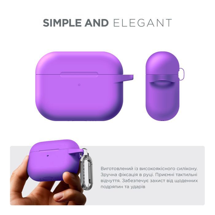 Чехол для наушников Armorstandart Hang Case For Apple AirPods Pro 3 Scarlet (ARM88283) изображение 2
