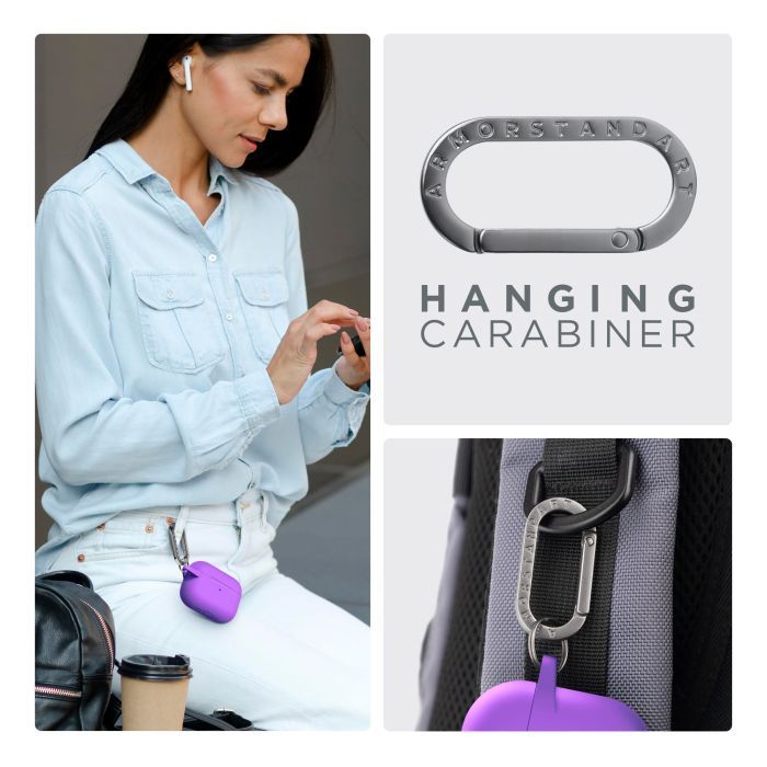 Чехол для наушников Armorstandart Hang Case For Apple AirPods Pro 3 Scarlet (ARM88283) изображение 6