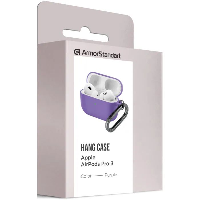 Чехол для наушников Armorstandart Hang Case For Apple AirPods Pro 3 Scarlet (ARM88283) изображение 8