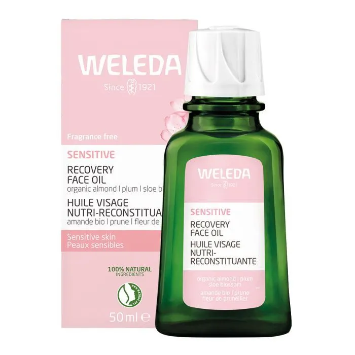 Олія для обличчя Weleda Almond Sensitive Facial Oil 50 мл (3596200093616) зображення 2