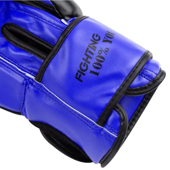 Боксерські рукавички PowerPlay 3004 Classic Чорні 8 унцій (PP_3004_8oz_Black) зображення 10
