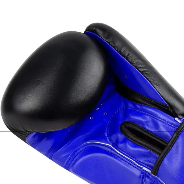 Боксерські рукавички PowerPlay 3004 Classic Чорні 8 унцій (PP_3004_8oz_Black) зображення 7