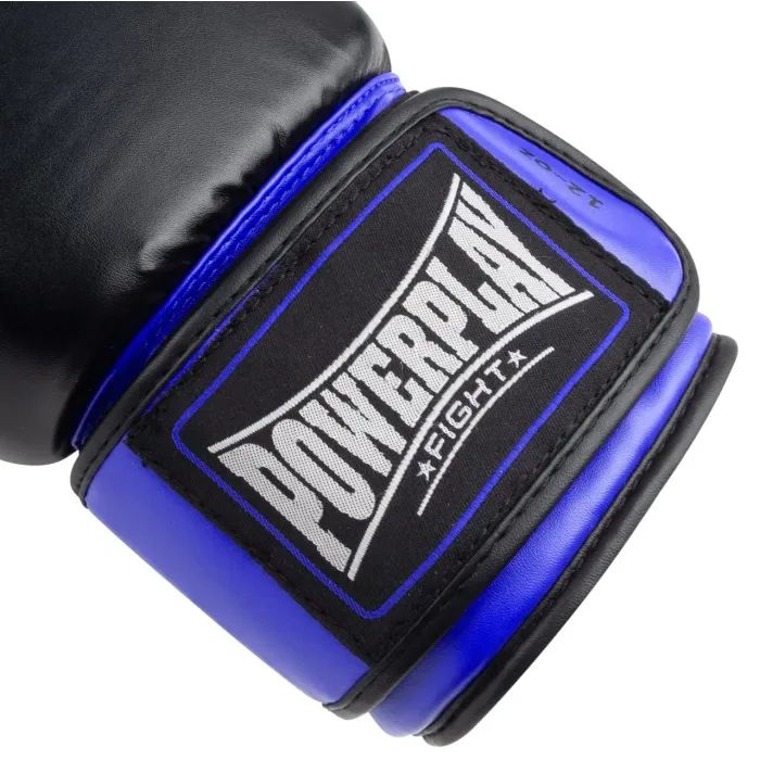 Боксерські рукавички PowerPlay 3004 Classic Чорні 8 унцій (PP_3004_8oz_Black) зображення 9