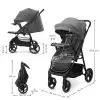 Коляска Kinderkraft Trig 3 Tray Grey (KSTRIG03GRY000T) (5902533930838) зображення 10