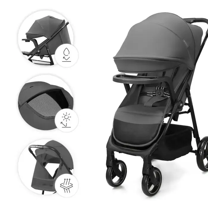 Коляска Kinderkraft Trig 3 Tray Grey (KSTRIG03GRY000T) (5902533930838) зображення 4