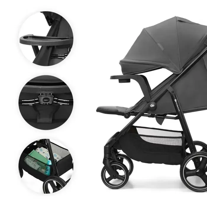 Коляска Kinderkraft Trig 3 Tray Grey (KSTRIG03GRY000T) (5902533930838) зображення 6