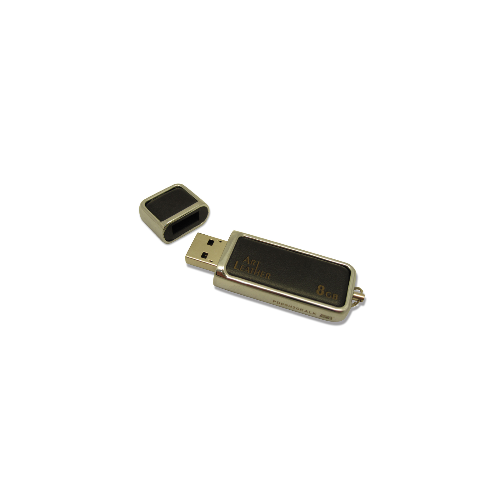 USB флеш накопичувач Goodram 8GB USB 2.0 Art Leather (PD8GH2GRALKR9) зображення 2