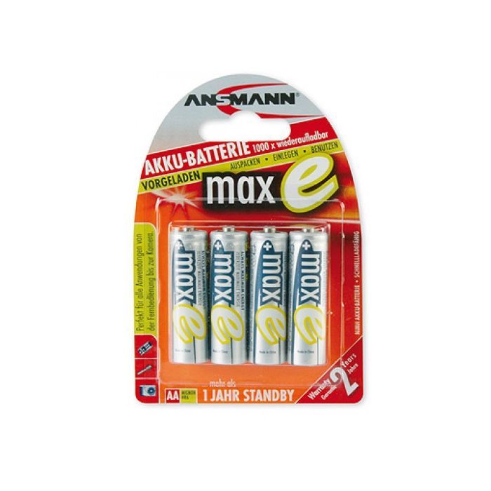 Аккумулятор Ansmann AA 2500mAh maxE * 4 (5035442)