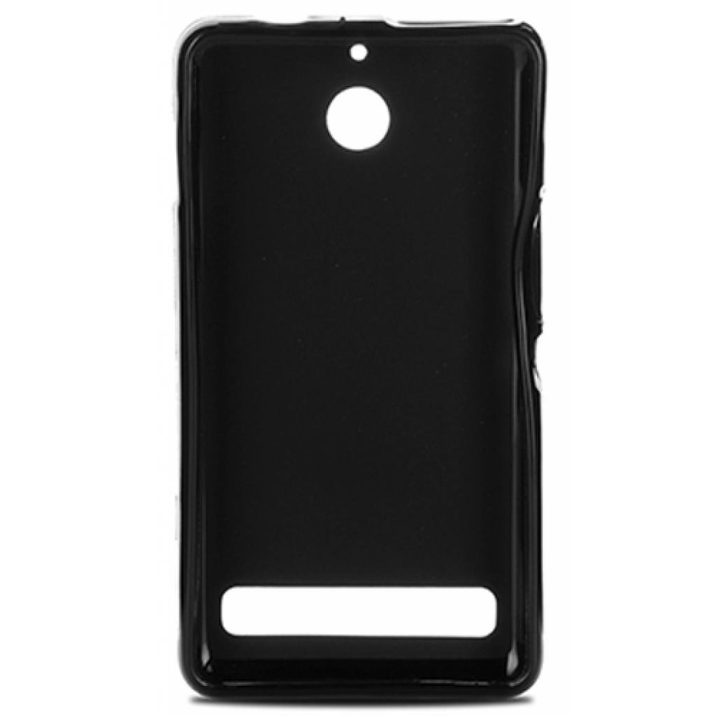 Чехол для мобильного телефона для Sony Xperia E1 (Black) Elastic PU Drobak (212292) изображение 2