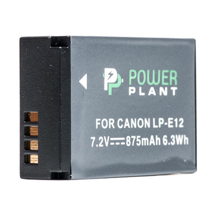 Аккумулятор к фото/видео PowerPlant Canon LP-E12 (DV00DV1311)