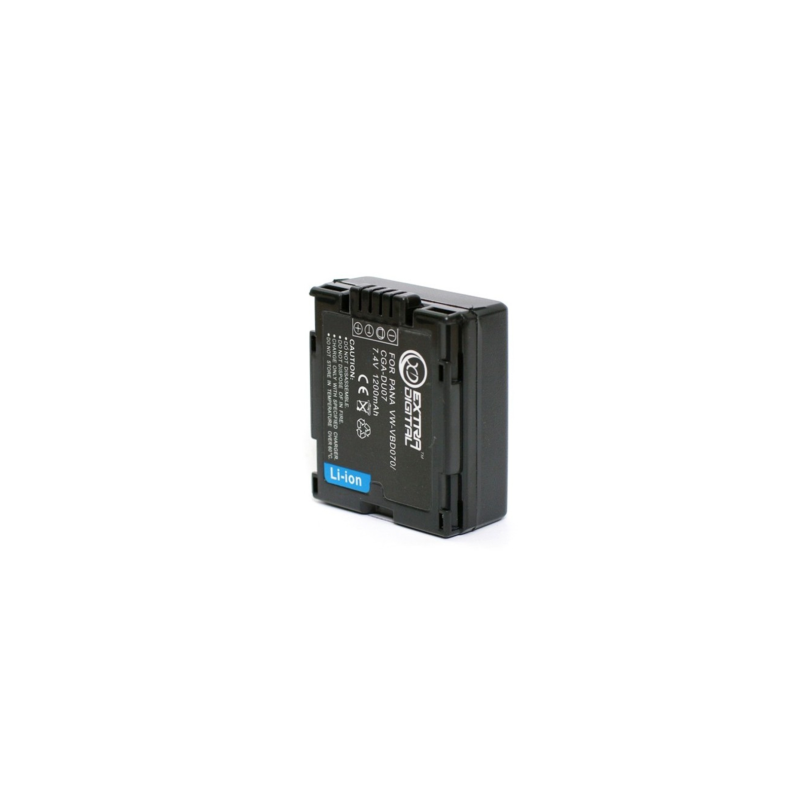 Аккумулятор к фото/видео Extradigital Panasonic VW-VBD070, CGA-DU07 (BDP2581) изображение 2