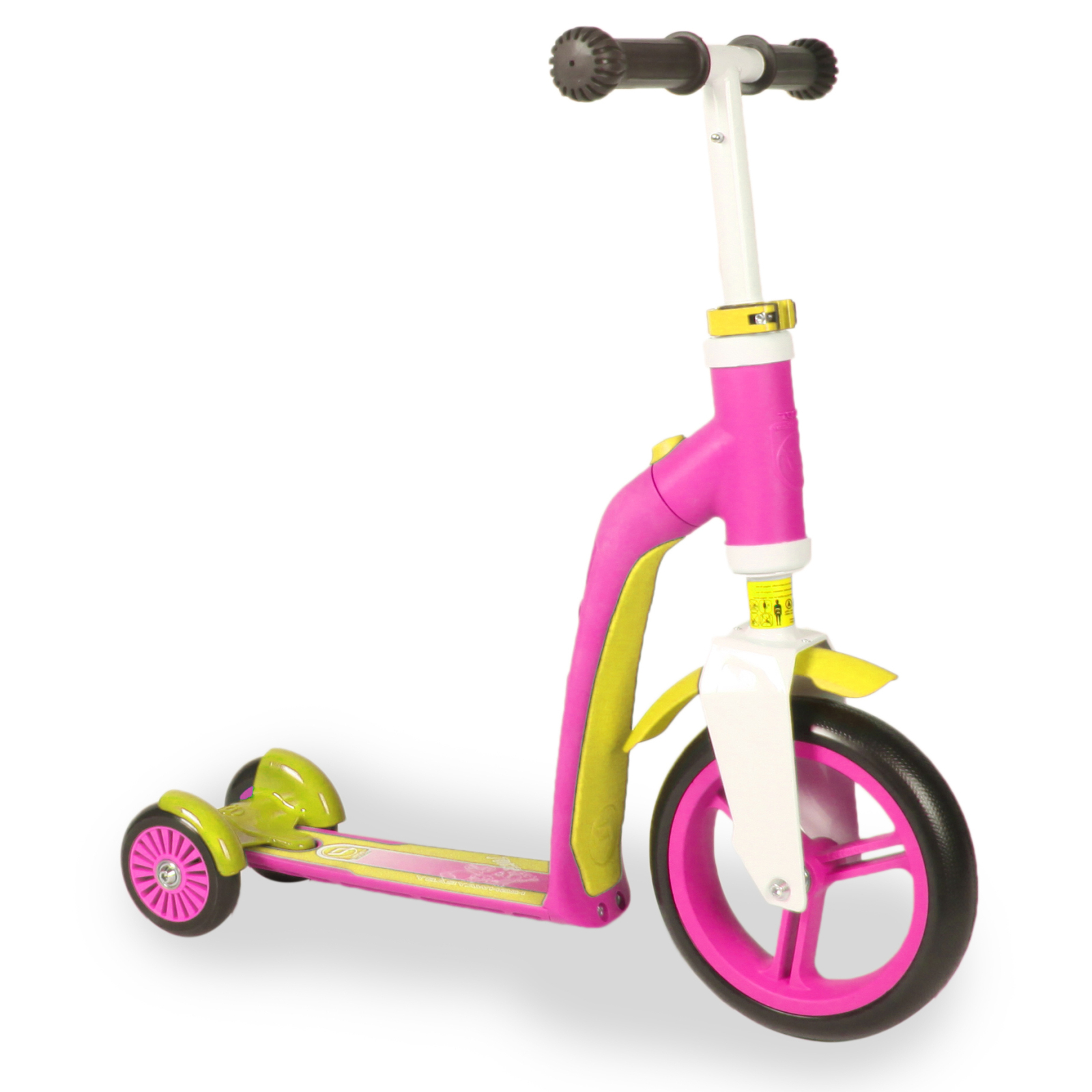 Самокат Scoot&Ride Highwaybaby+ розово-желтый (SR-216272-PINK-YELLOW) изображение 5
