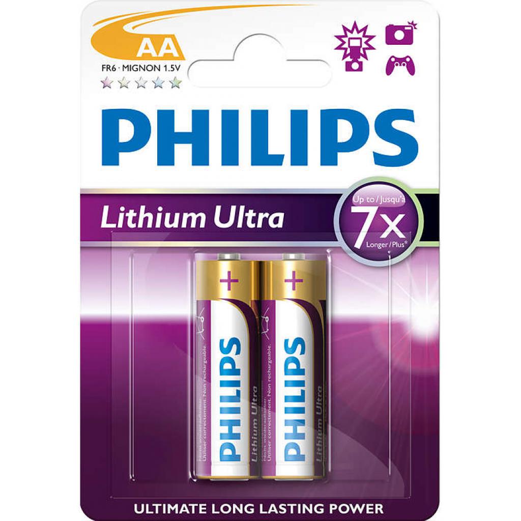 Батарейка Philips Lithium Ultra FR6 * 2 (FR6LB2A/10)