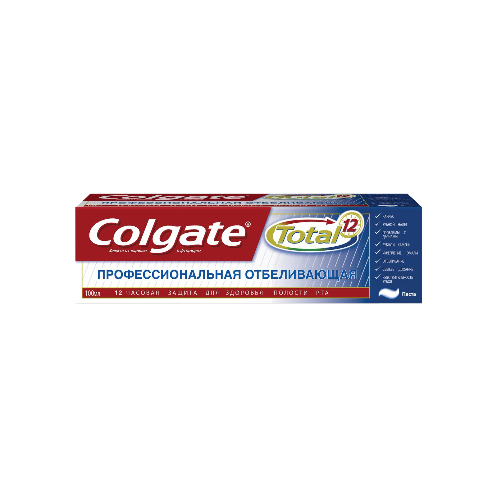 Зубная паста Colgate Total 12 Комплексное отбеливание 100 мл (6920354815355)