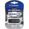 USB флеш накопичувач Verbatim 64GB Store 'n' Go Grey USB 3.0 (49174) зображення 5